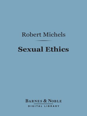 cover image of Sexual Ethics (Barnes & Noble Digital Library)